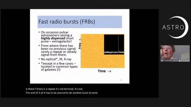 Pulsars, Magnetars & Fast Radio Bursts | Prof. Jocelyn Bell Burnell | Astro Club FC