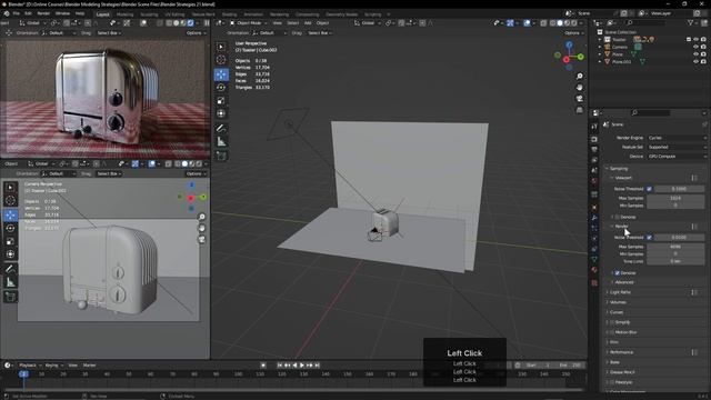 22 - Adding Grunge and Rendering. STRATEGIES for MODELING and TEXTURING in Blender