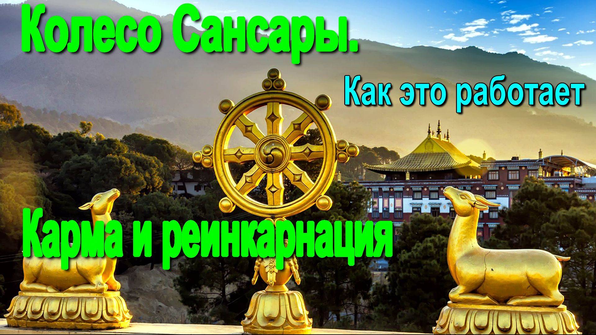 Колесо Сансары. Карма и реинкарнация. Как это работает.