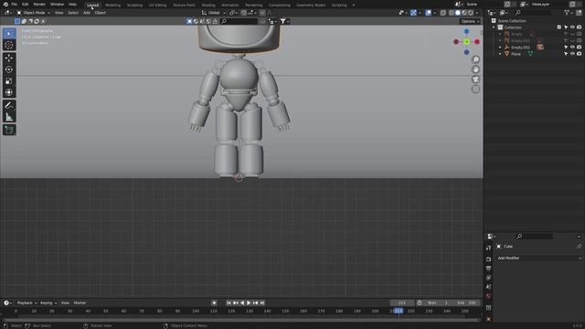 09 - Face, Turnaround Animation. Final Render Settings. ROBOT CHARACTER from Netflix в Blender