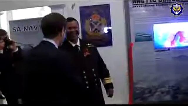 Opening ceremony of the Russian Arctic Convoys Exhibition , Simon's Town