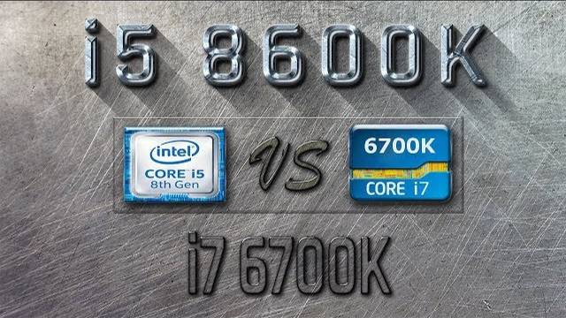 i5 8600K vs i7 6700K Benchmarks | Gaming Tests Review & Comparison