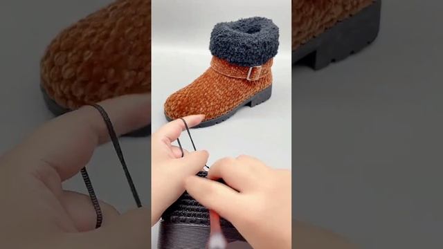 NICE IDEA😍 Very beautiful and easy Sneaker crochet knitting #194