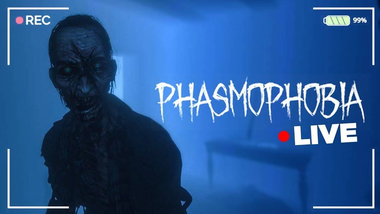 Стрим Phasmophobia.