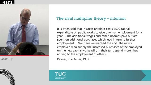 W2 policy lecture - Geoff Tily: Trades Union Congress