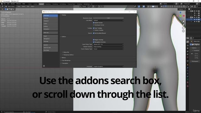 09. Default Addons. BLENDER EDIT MODE for BEGINNERS