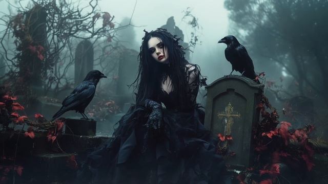 Gloomy Dark Loneliness | Raven Queen_A Gothic Love Story | Sad  Melancholic Dark Academia