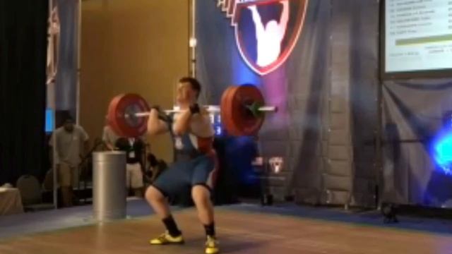 Nick Burton Clean & Jerk at Nationals