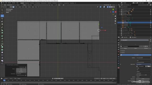 99. Preparing the floors for texturing. ARCHITECTURAL VISUALIZATION in Blender Substance Painter