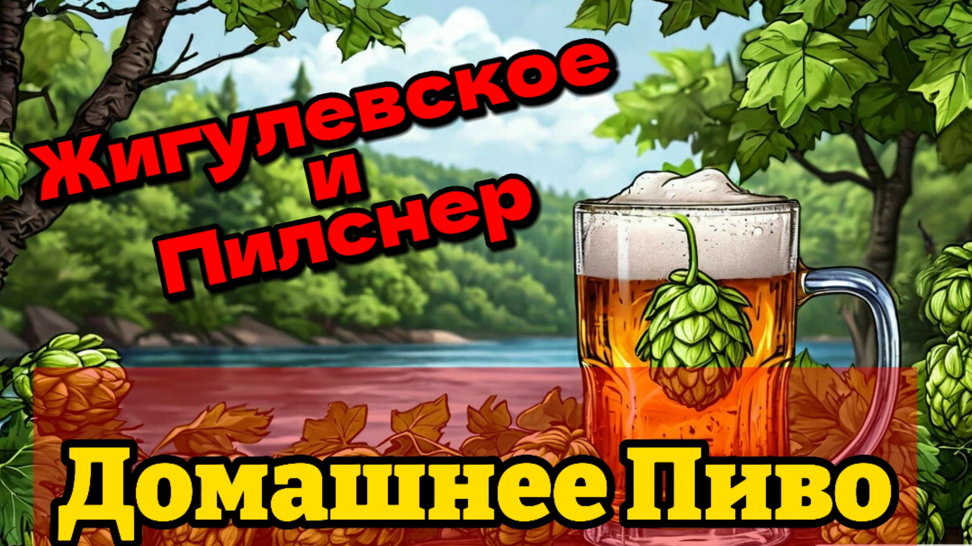 Жигулевское и Пилснер.Домашнее пиво.