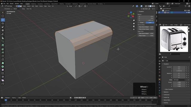 03 - The Bevel and Spin Tools. STRATEGIES for MODELING and TEXTURING in Blender