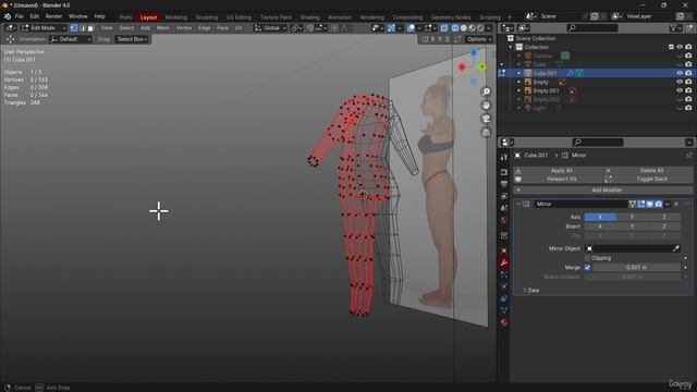 25. Female Body 4. BLENDER EDIT MODE for BEGINNERS