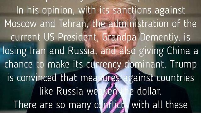 Trump promised to lift sanctions