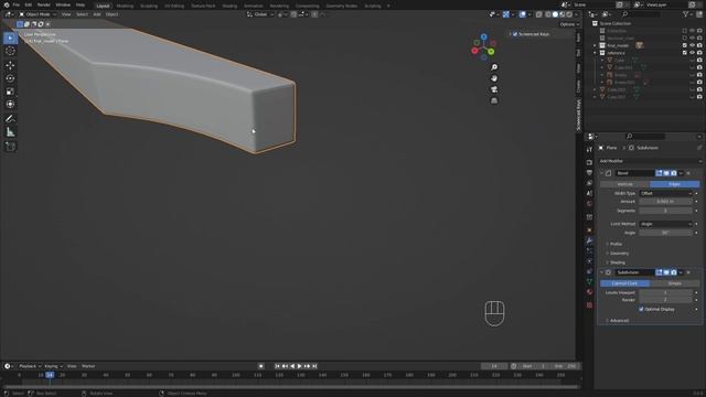 10 - 3D Model - Wooden Armrests - Create furniture in blender видео уроки