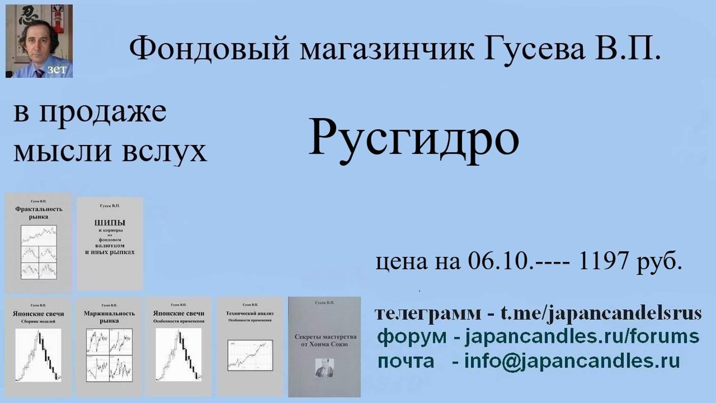 2024-10-06 продаются мысли вслух по Русгидро