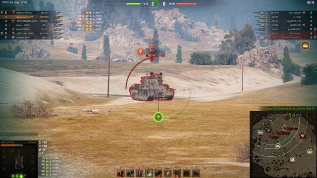 T95/FV4201 Chieftain, Натиск, 1590 чистого опыта