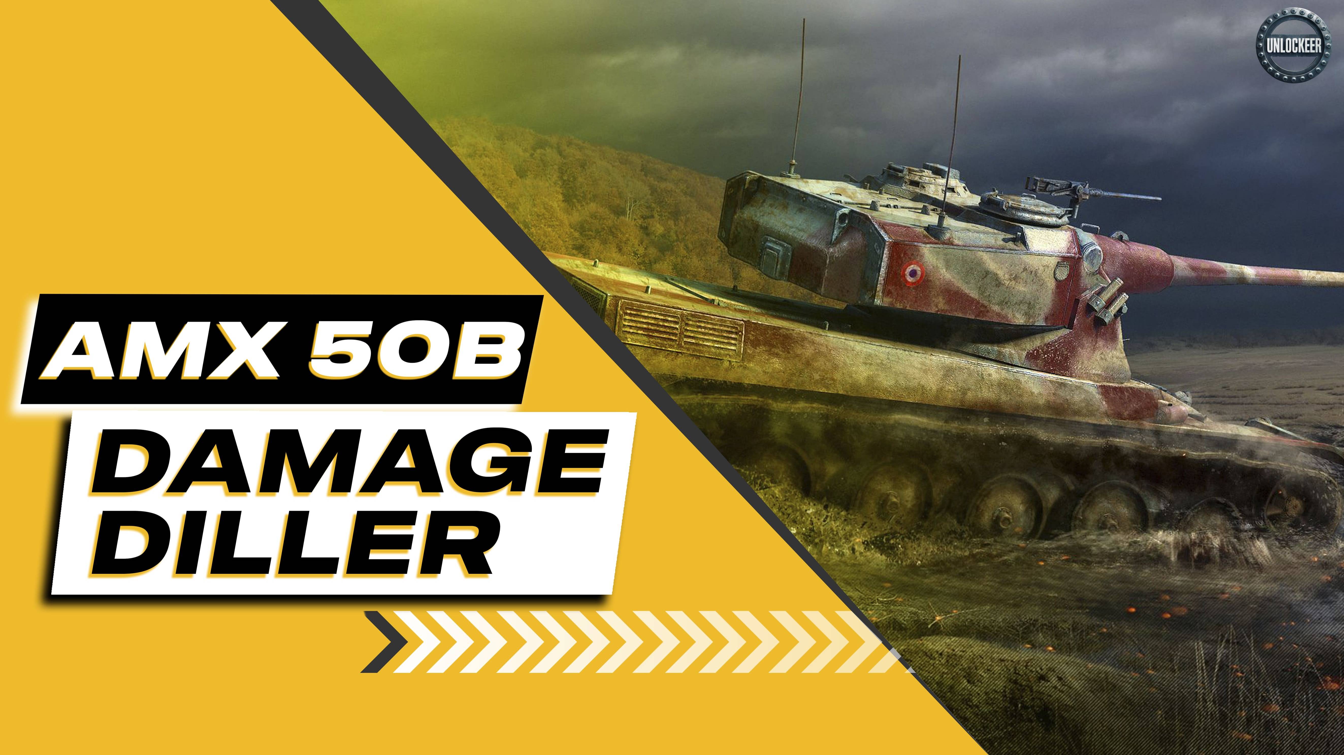 ПЕРВЫЙ ОПЫТ | AMX 50B | DAMAGE DILLER