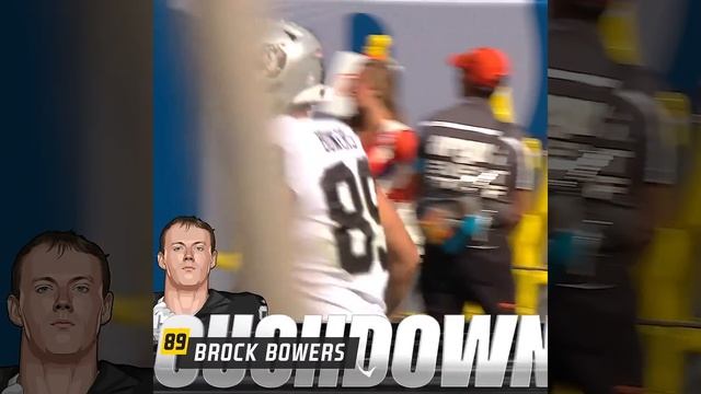 Brock Bowers with a 57-yard touchdown catch from Gardner Minshew vs. Denver Broncos