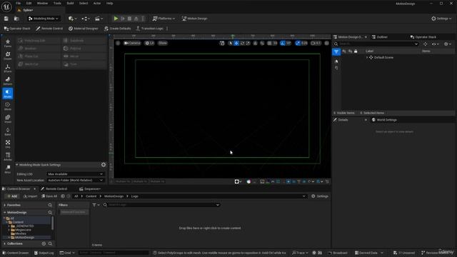 53 - Fixing the grayed out button. MOTION DESIGN Unreal Engine 5.4 with Raffi Bedross