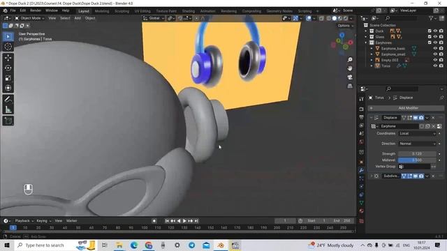 04 - Modeling Texturing Particle System. BLENDER PARTICLE SYSTEM by Sasha Luvr