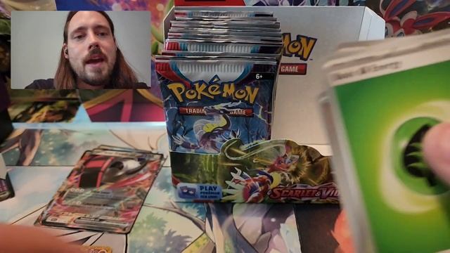 Opening a Scarlet and Violet Booster Box With ERROR Pokemon Cards Inside!