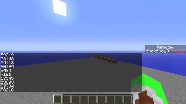 Minecraft 20Hz random number generator