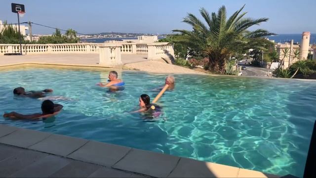 Part 1 -  Family Bonding In The Pool/Swimming Time/Summer 2022/Côte D’Azur, South Of France/Vicinit