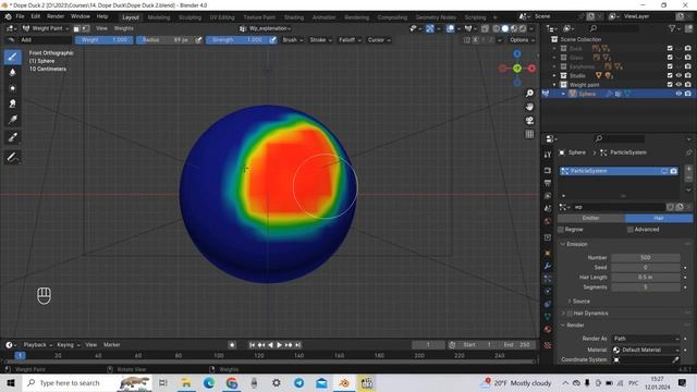 11 - Modeling Texturing Particle System. BLENDER PARTICLE SYSTEM by Sasha Luvr