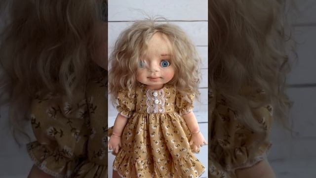 Шарнирная кукла ручной работы #текстильнаякукла #dolls #artdoll #handmade #шарнирнаякукла #love