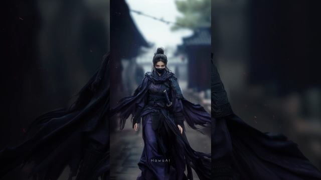 Colorful Ninja Girls: A Stunning AI Art Compilation! 🥷✨ (Vertical Video)