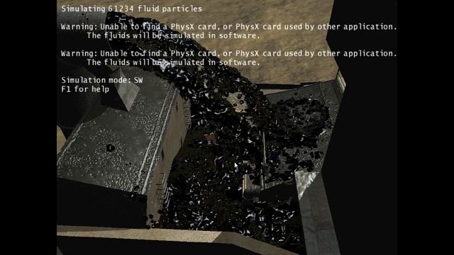 FluidMark и PhysX Fluid Demo