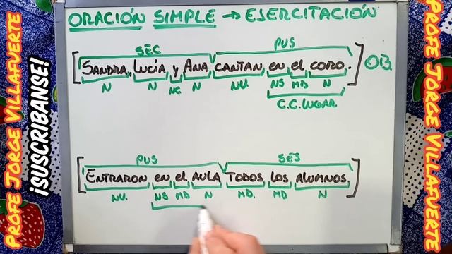 Gramática 31 - Análisis Sintáctico Oración Simple (Ejercitación)