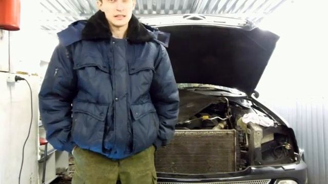 3.Замена радиатора охлаждения на Мерседесе ML W163