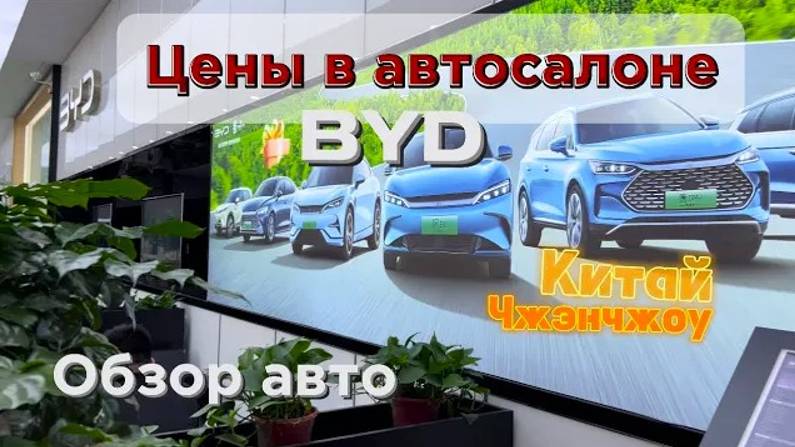 BYD автосалон в Китае // 2024