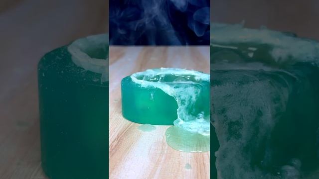 Two 1000°C RHCB vs Green Soap 🧼😱What’s Next？ #science #satisfying  #asmr #rhcb #soap