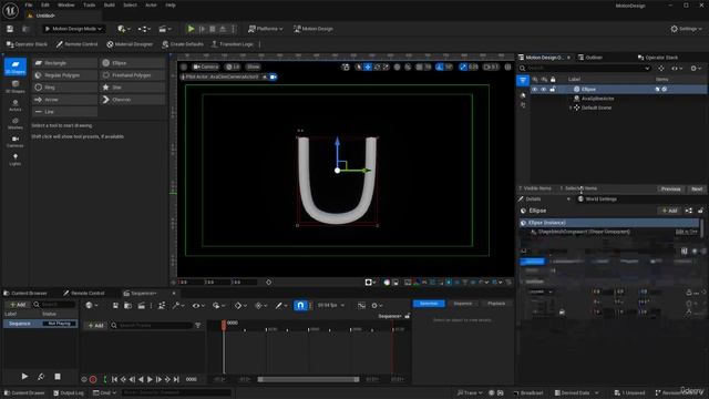 43 - Sweep spline. MOTION DESIGN Unreal Engine 5.4 with Raffi Bedross