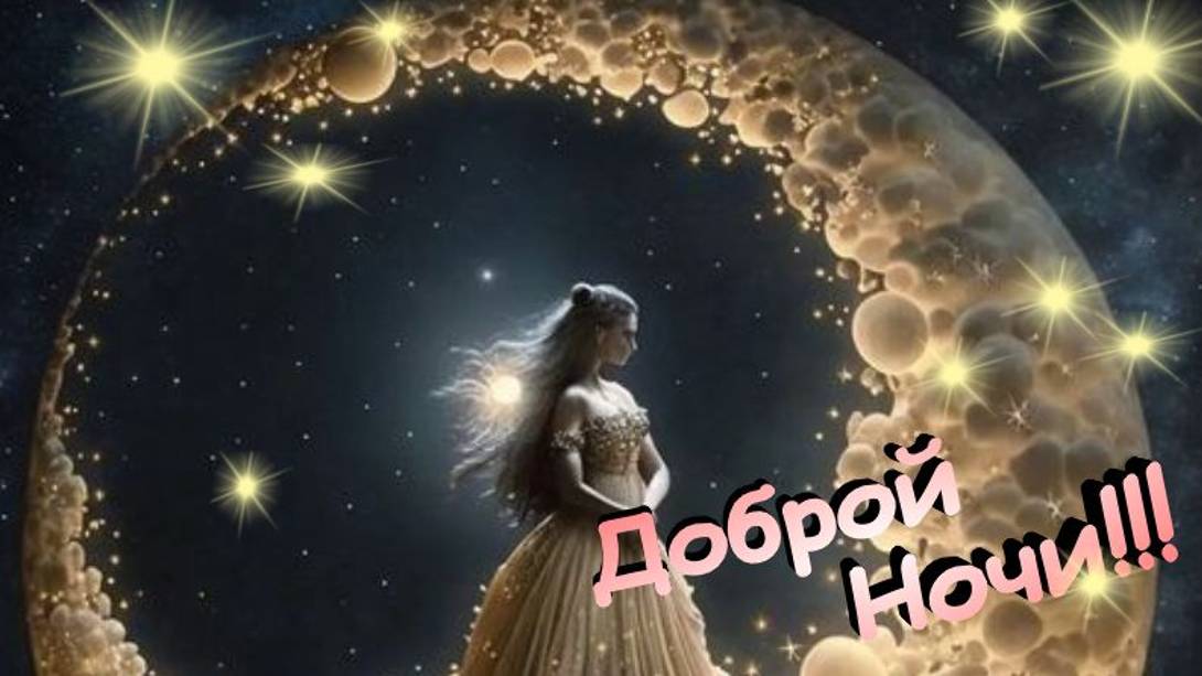 Доброй Ночи,сладких снов - Пожелание для Вас🌙