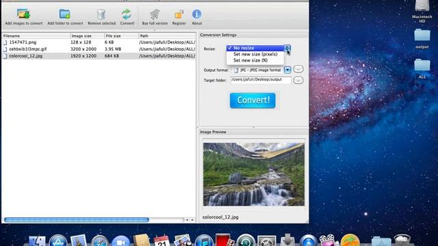 Graphic Converter for Mac, Mac Graphic Converter, batch image converter and photo resizer