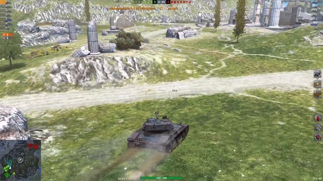 World Of Tanks Blitz | Batchat 25T | 9.1k Damage