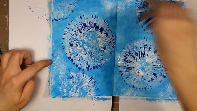 Арт-журнал - Одуванчики / Art Journal Page - Dandelions