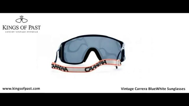 Vintage Carrera BlueWhite Sunglasses