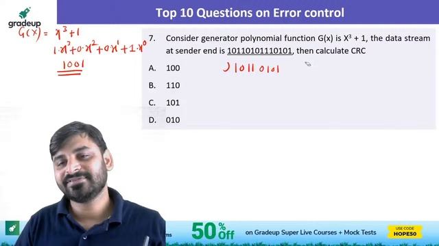 #GATE CS 2022 | L:5 | Computer Network | Top 10 Questions on Error control Ankit Doyla | Gradeup