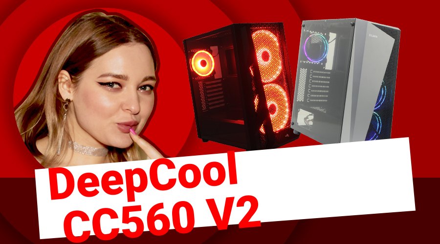 НИКС Компьютерный Супермаркет: видео про Корпус DeepCool CC560 V2 Черный без БП с окном