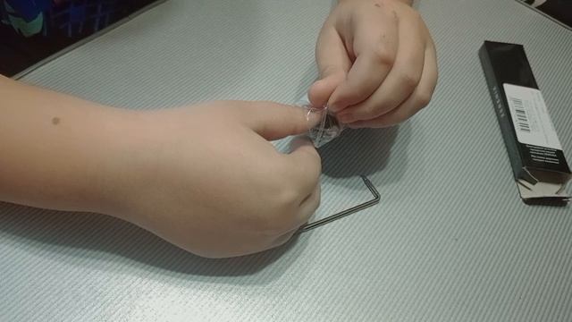 распаковка расчёска-бабочка