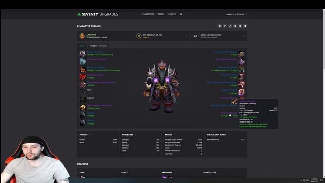 WoW Classic TBC - Beast Mastery Hunter Pre-Raid BiS Lists