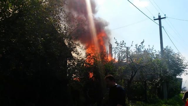 Пожар в Горелово 26.07.2014.