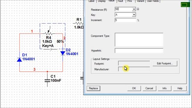 Simulation for  555 timer PWM Controller using Multisim