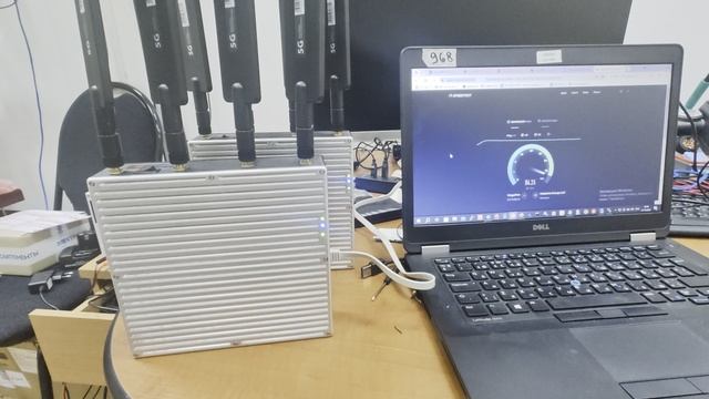 Тест роутера RA24-T6-W-eSim перед отправкой