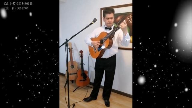 Guitarrista cantante tradicional en Bogota - Malagueña