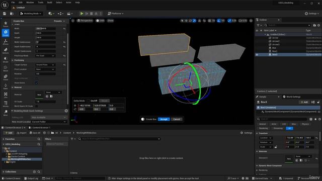 57 - Shapes details. MOTION DESIGN Unreal Engine 5.4 with Raffi Bedross